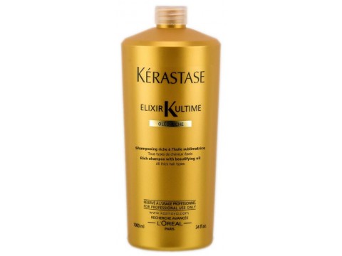 KERASTASE Maitinantis Plaukų Šampūnas KERASTASE Elixir Ultime Oleo Complex Shampoo 1000 Ml